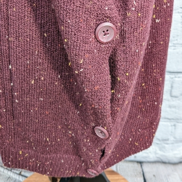 Talbots womens size s/m side button turtle neck sweater stretch knit popover b8 - Picture 8 of 10